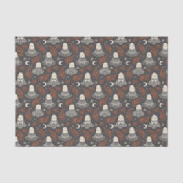 Niedliche Halloween-Geisterlace - Rust Seidenpapier