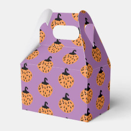 Niedliche Halloween Geometric Confetti Pumpkin Geschenkschachtel