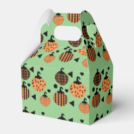 Niedliche Halloween Geometric Confetti Pumpkins Geschenkschachtel