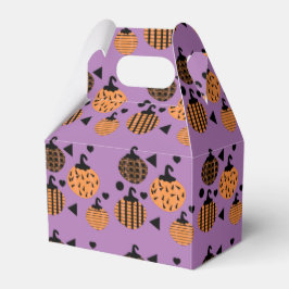 Niedliche Halloween Geometric Confetti Pumpkins Geschenkschachtel