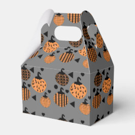 Niedliche Halloween Geometric Confetti Pumpkins Geschenkschachtel