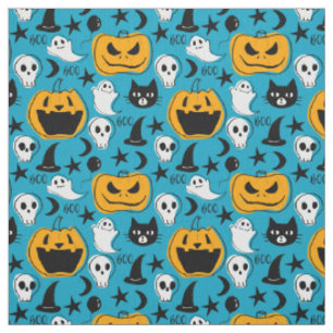 Niedliche Halloween-Geschöpf-Illustration Stoff