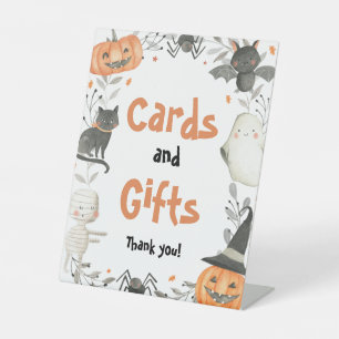 Niedliche Halloween Ghost Cards & Gifts Party-Zeic Sockelschild