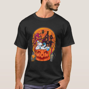 Niedliche Halloween Girls Kids Hexchy Unicorn Pump T-Shirt