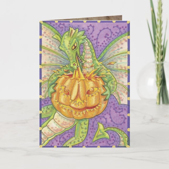 Niedliche Halloween-Gruß-Karten Karte (Vorderseite)