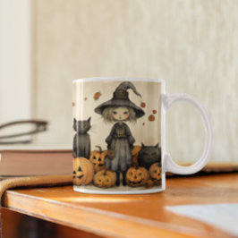Niedliche Halloween Hexe 15 Tasse