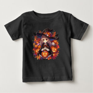 Niedliche Halloween-Hexe Baby T-shirt