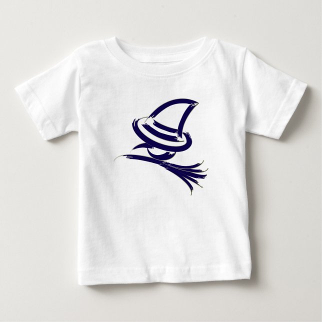 Niedliche Halloween-Hexe Baby T-shirt (Vorderseite)