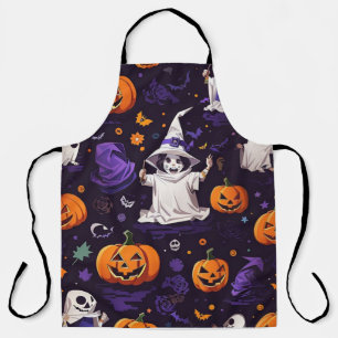 Niedliche Halloween-Hexe Schürze