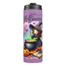 Niedliche Halloween Hexe Tumbler