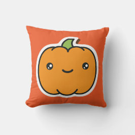 Niedliche Halloween-Jack-o-Laterne-Raute Kissen
