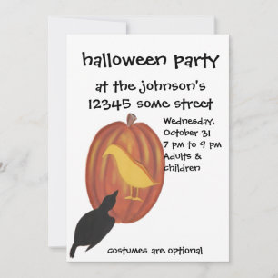 Niedliche Halloween Jack O'Lantern und Crow