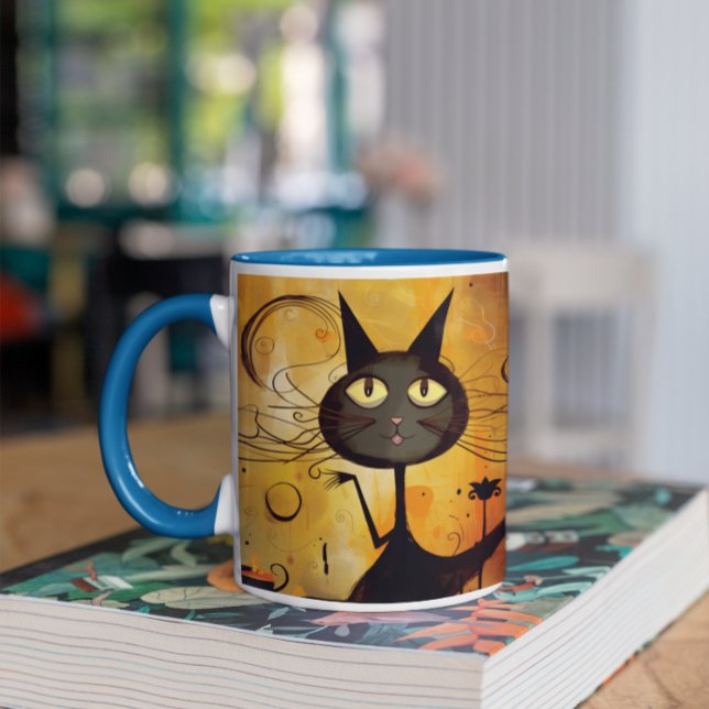 Niedliche Halloween-Katzen 2 Tasse (Cute Halloween Cats version 2 Mug
)
