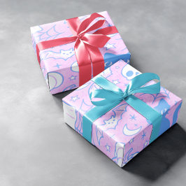 Niedliche Halloween-Katzen Geschenkpapier