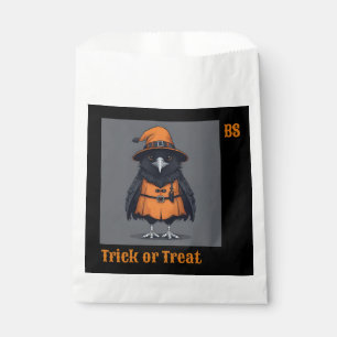 Niedliche Halloween-Krähe in verschleierter Form Geschenktütchen