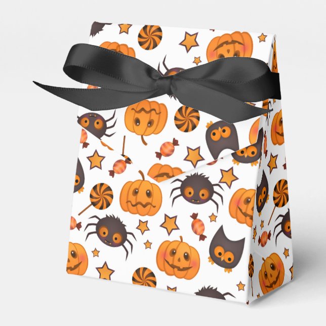 Niedliche Halloween-Musterdarstellung Geschenkschachtel (Vorderseite)