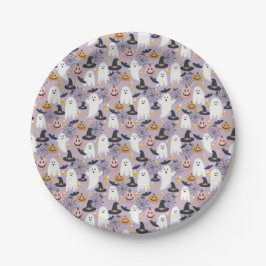 Niedliche Halloween-Papierplatte Pappteller