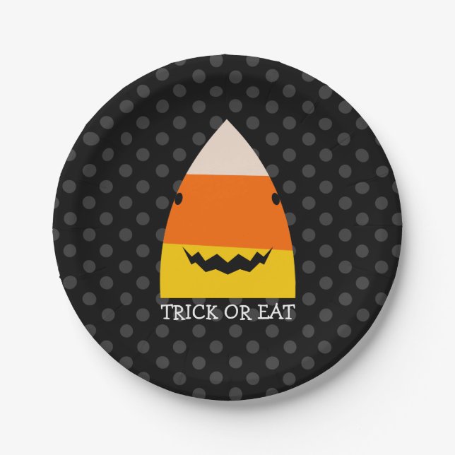 Niedliche Halloween-Papierplatte Pappteller (Vorderseite)