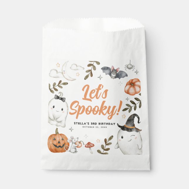 Niedliche Halloween-Party-Papiertüten Geschenktütchen (Vorderseite)