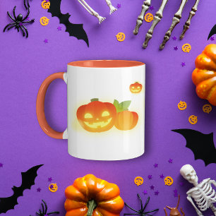 Niedliche Halloween Pumpkins Tasse