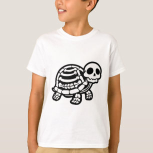 Niedliche Halloween Schildkrötenkelett Tortoise Fo T-Shirt