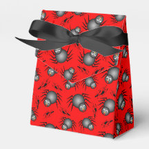 Niedliche Halloween Spiders Gefälligkeitsbox
