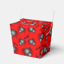 Niedliche Halloween Spiders Gefälligkeitsbox