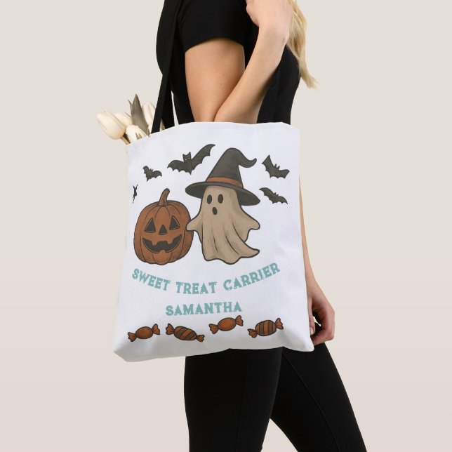 Niedliche Halloween-Tasche - Gespenster, Fledermäu Tasche (Von Nahem)