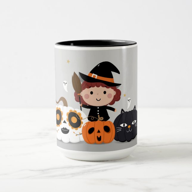 Niedliche Halloween-Tasse Tasse (Zentrum)