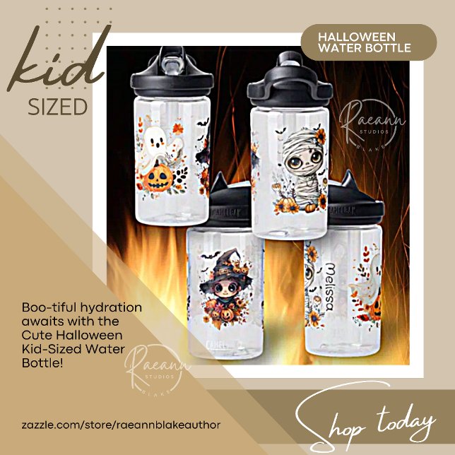 Niedliche Halloween-Wasserflasche Trinkflasche (Von Creator hochgeladen)