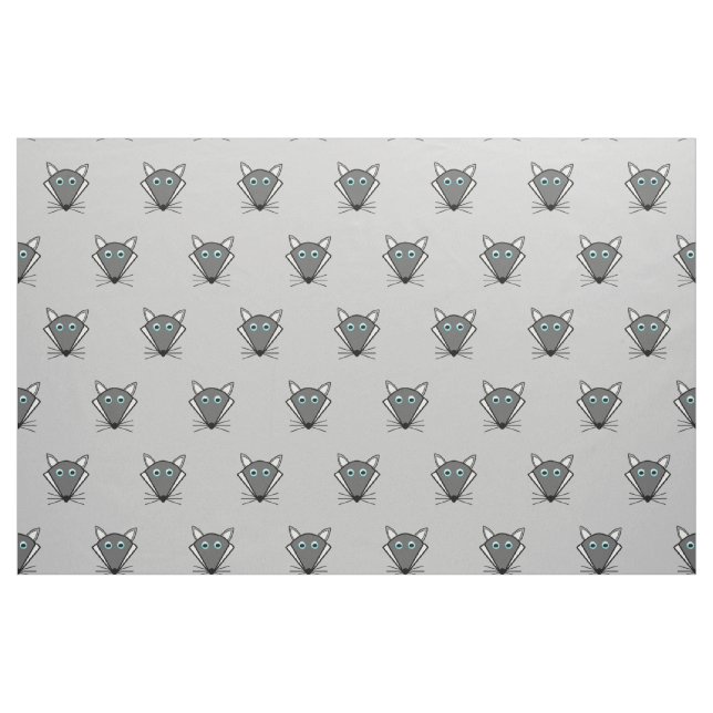 Niedliche Halloween Wolf gemusterte Fabric Stoff (Fat Quarter (45,7 x 55,9 cm))