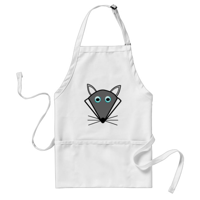 Niedliche Halloween Wolf Kochen Schürze (Vorne)