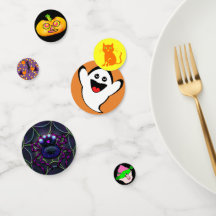 Niedliche Halloween-Zeichen Party Table Confetti