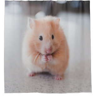 Niedliche Hamster-Liebe Duschvorhang