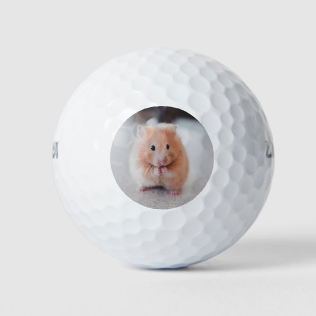 Niedliche Hamster-Liebe Golfball (Vorderseite)