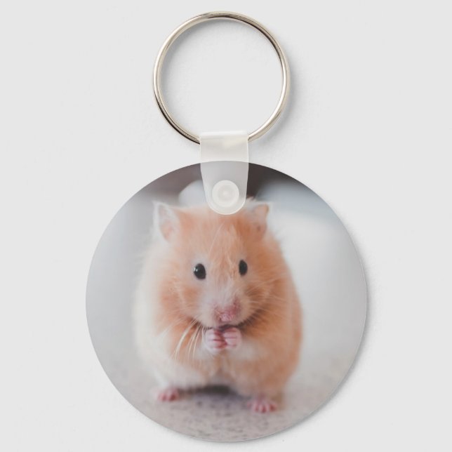 Niedliche Hamster-Liebe Schlüsselanhänger (Vorderseite)