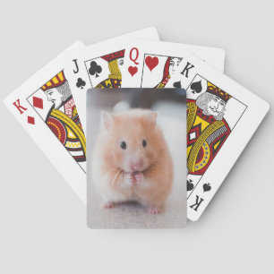 Niedliche Hamster-Liebe Spielkarten