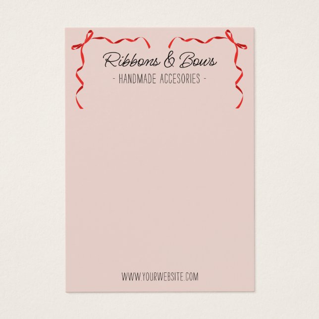 Niedliche handgefertigte Accessoires mit rotem Bug (Vorderseite)