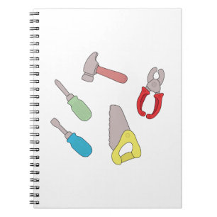 Niedliche Handyman-Tools Notizblock