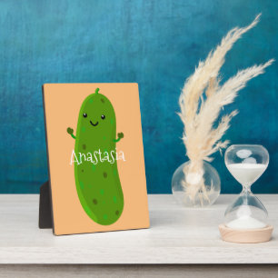 Niedliche Happy Cartoon Illustration Fotoplatte