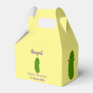 Niedliche Happy Cartoon Illustration Geschenkschachtel