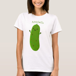 Niedliche Happy Cartoon Illustration T-Shirt
