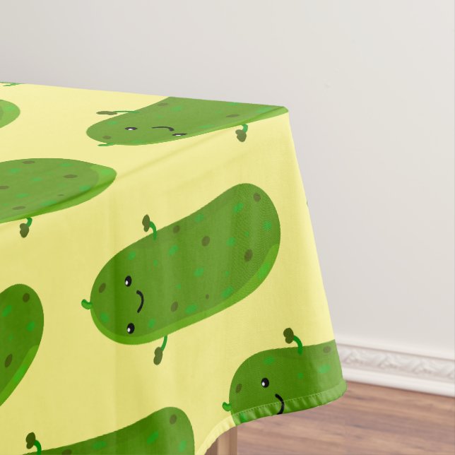 Niedliche Happy Cartoon Illustration Tischdecke (Beispiel)