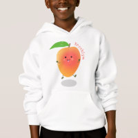 Niedliche Happy Mango Gelb Cartoon Illustration