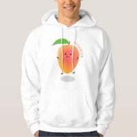 Niedliche Happy Mango Gelb Cartoon Illustration
