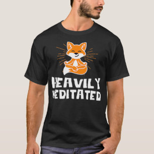 Niedliche Heftige für vermittelte Yoga für Yoga-In T-Shirt