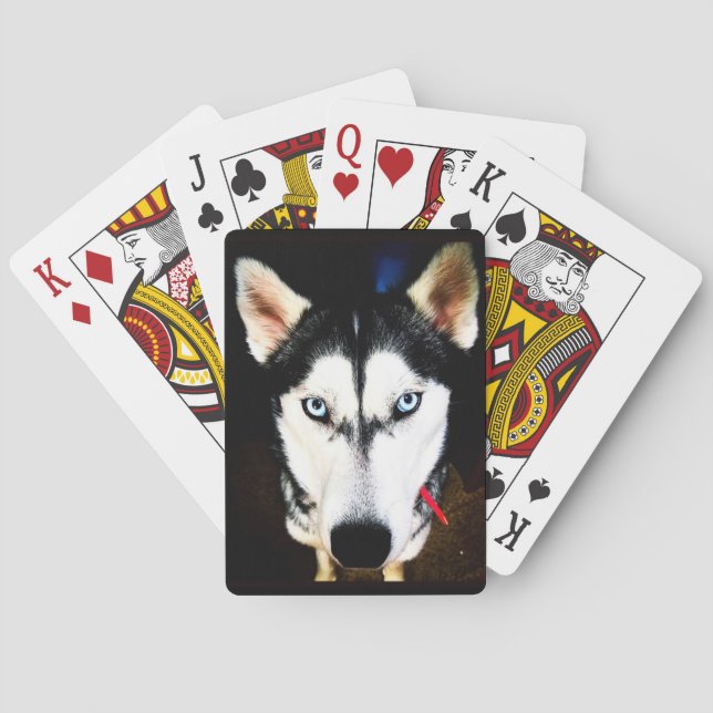 Niedliche heisere Spielkarten (Rückseite)