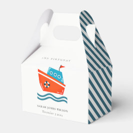 Niedliche, helle Kinder Wasserboot jeden Geburtsta Geschenkschachtel