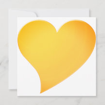 Niedliche hellorange Großherz minimalistisch Moder