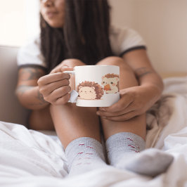 Niedliche Herbst-Igel - Kawaii Fall Forest Animes Kaffeetasse